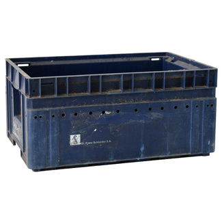 Imagen de Caja Plástica 43 litros Azul Usada 40 x 60 x 28 cm VDA C-KLT